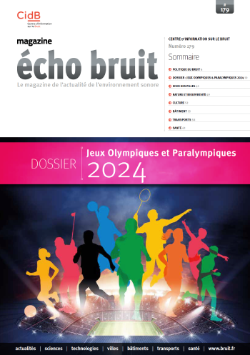 Couverture du dernier numéro de la revue écho bruit